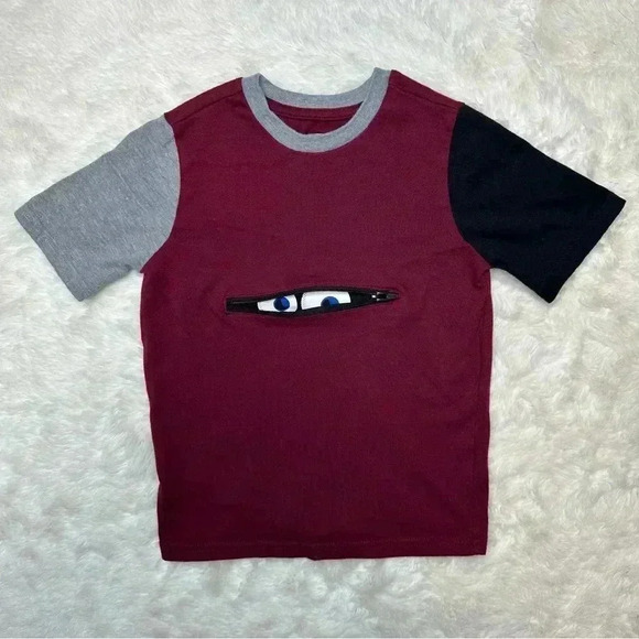 Garanimals  T-Shirt Burgundy/Grey/Black Zippered Size 6 - Picture 1 of 16